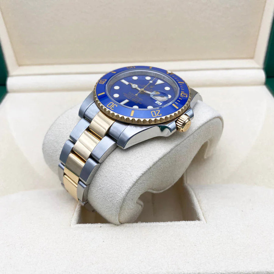 Relógio Rolex Submariner Date Blue Gold