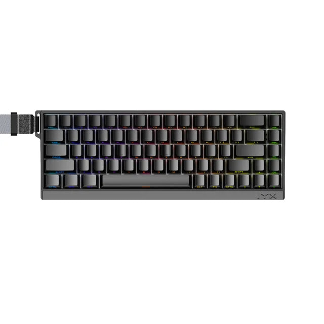 Teclado Mu68 Pro Black Magnetic platinum